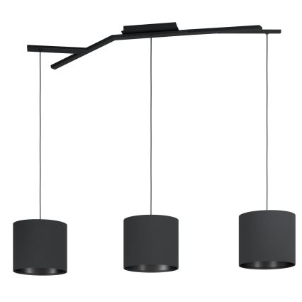 Eglo - Hanglamp aan een koord  3xE27/40W/230V