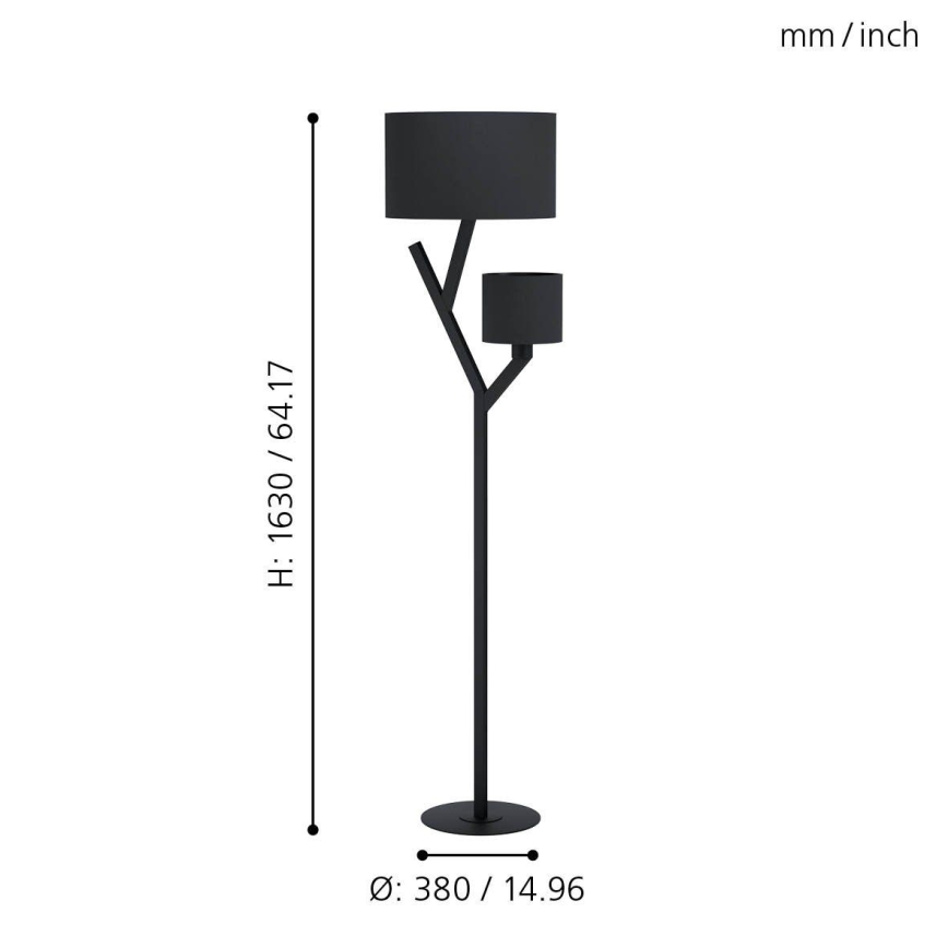 Eglo - Staande Lamp 2xE27/40W/230V