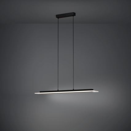 Eglo - Dimbare LED hanglamp aan een koord LED/57,5W/230V 3000K zwart + afstandsbediening