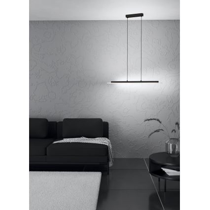 Eglo - Dimbare LED hanglamp aan een koord LED/57,5W/230V 3000K zwart + afstandsbediening