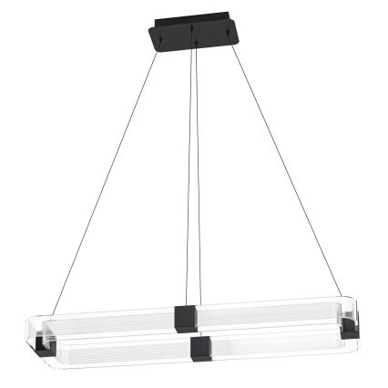 Eglo - Dimbare LED hanglamp aan een koord LED/39,2W/230V 3000K zwart