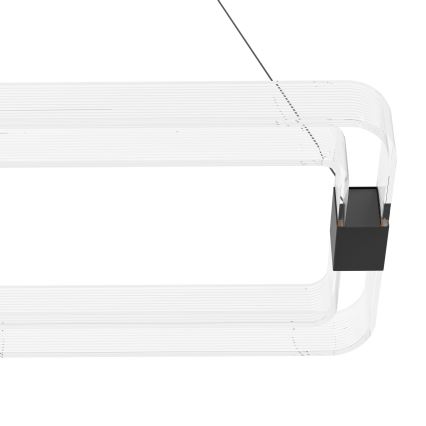 Eglo - Dimbare LED hanglamp aan een koord LED/39,2W/230V 3000K zwart