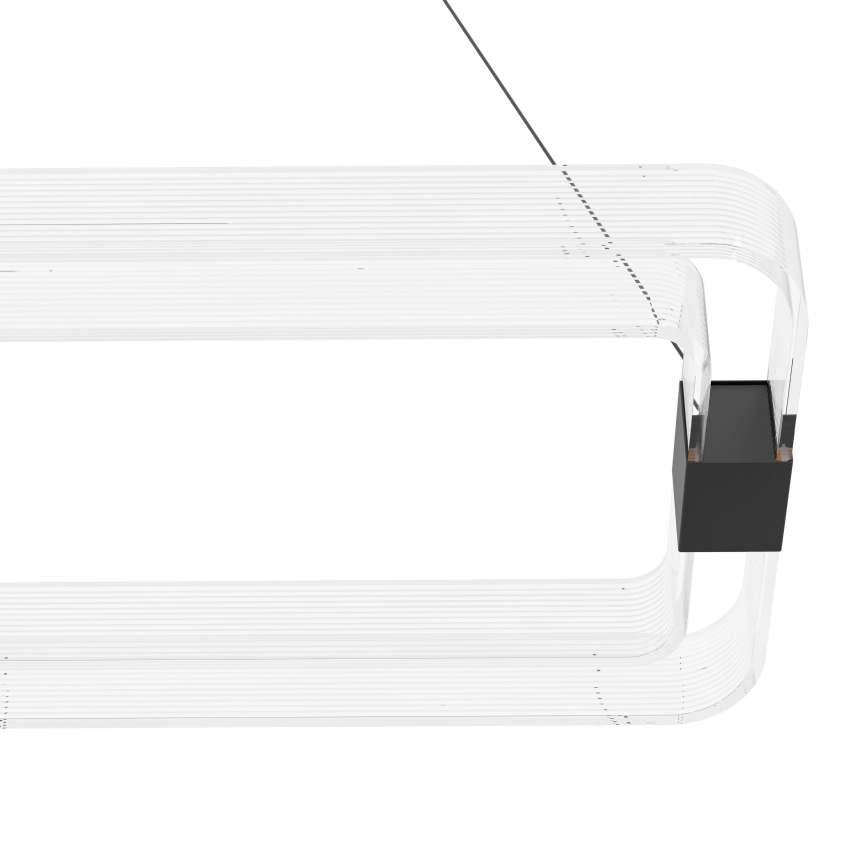 Eglo - Dimbare LED hanglamp aan een koord LED/39,2W/230V 3000K zwart