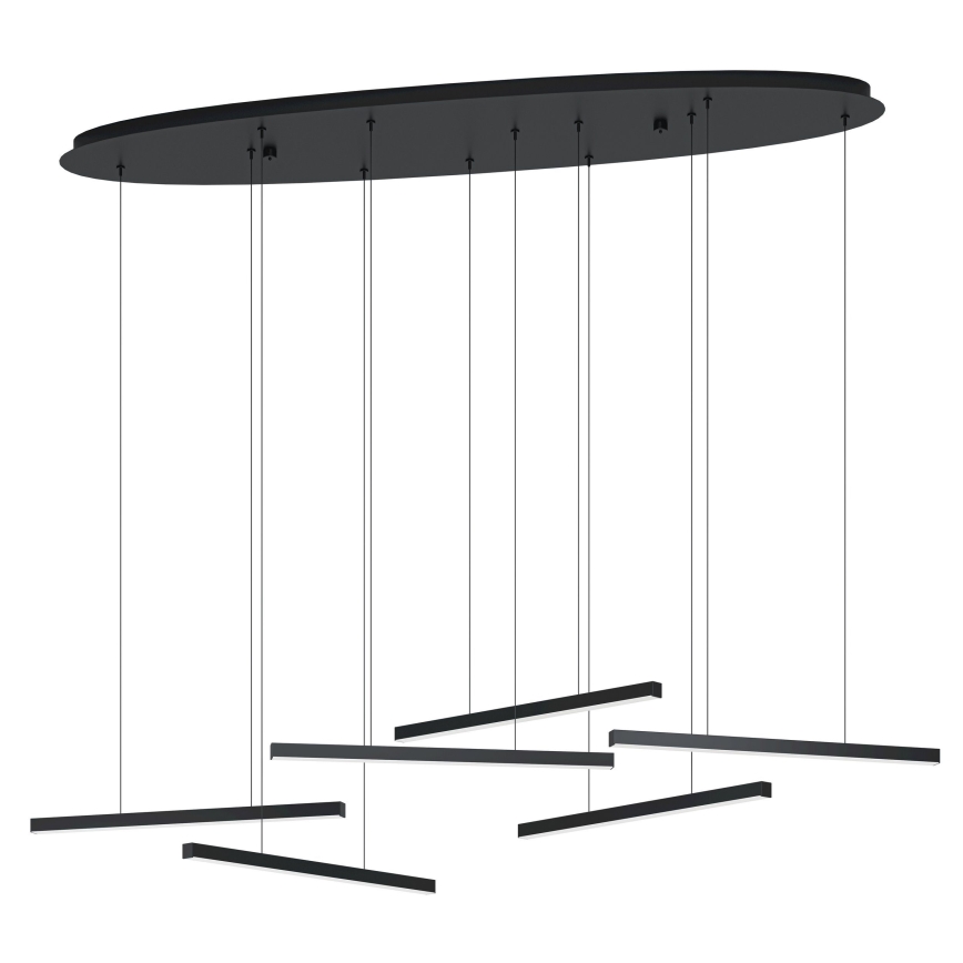 Eglo - Dimbare LED hanglamp aan een koord 6xLED/8,4W/230V 3000K zwart
