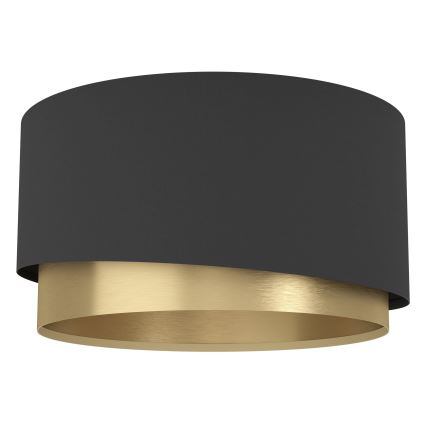 Eglo - Plafondlamp 1xE27/40W/230V zwart/goud