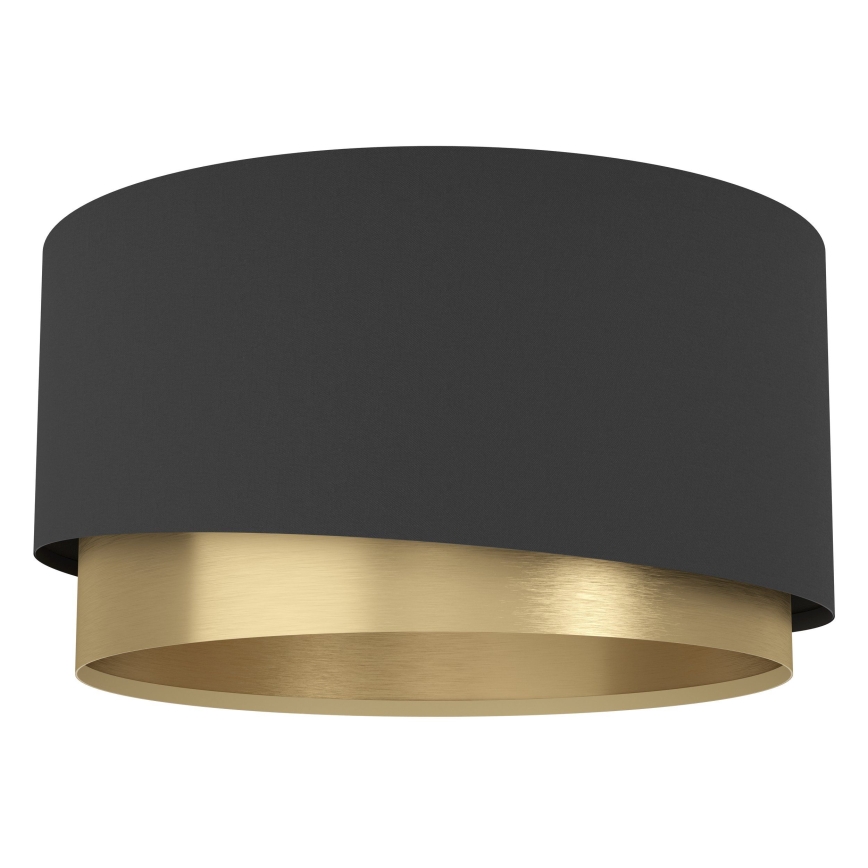 Eglo - Plafondlamp 1xE27/40W/230V zwart/goud