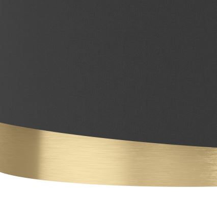 Eglo - Plafondlamp 1xE27/40W/230V zwart/goud