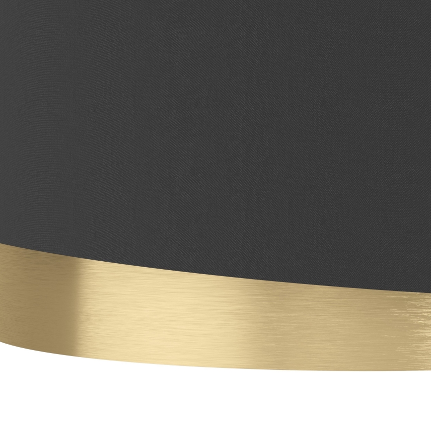 Eglo - Plafondlamp 1xE27/40W/230V zwart/goud