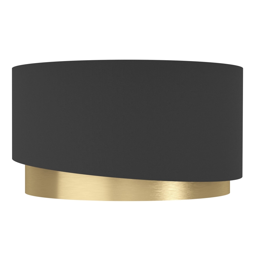 Eglo - Plafondlamp 1xE27/40W/230V zwart/goud