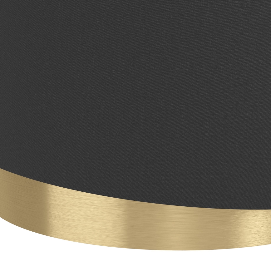 Eglo - Hanglamp aan een koord 1xE27/40W/230V zwart/goud