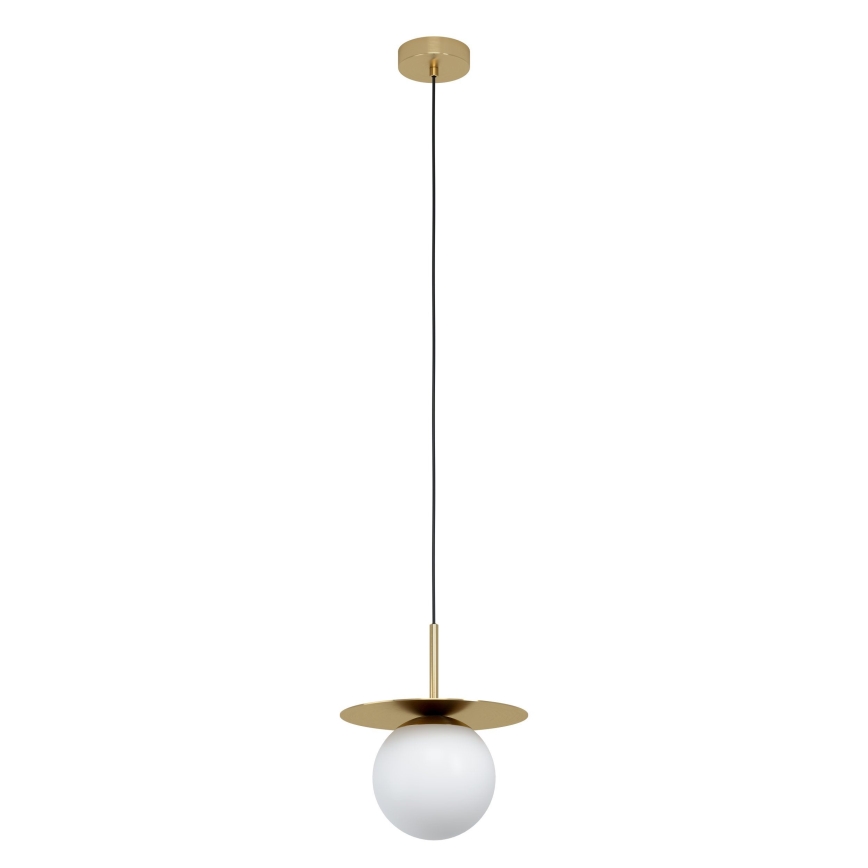 Eglo - Hanglamp aan een koord 1xE27/40W/230V goud
