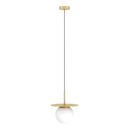 Eglo - Hanglamp aan een koord 1xE27/40W/230V goud