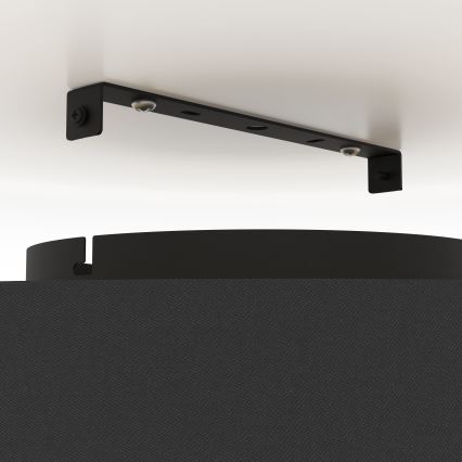 Eglo - Plafondlamp 1xE27/40W/230V zwart/goud