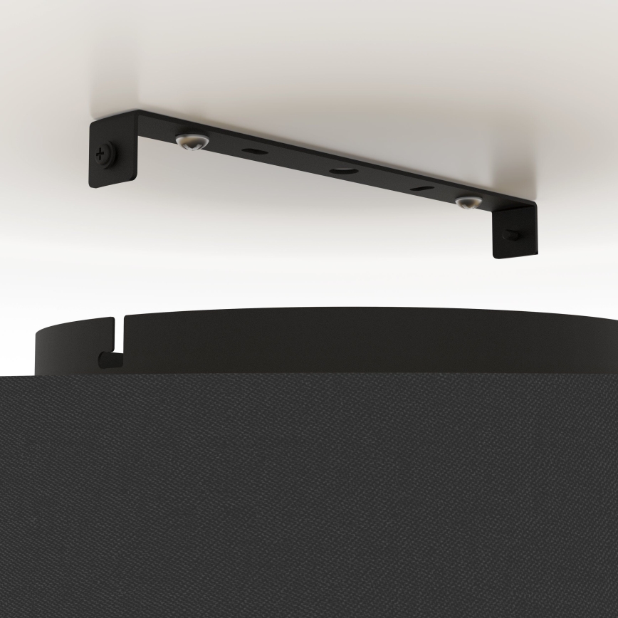 Eglo - Plafondlamp 1xE27/40W/230V zwart/goud