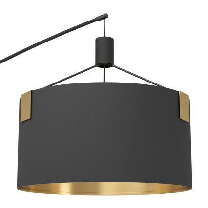Eglo - Staande Lamp 3xE27/40W/230V zwart/goud
