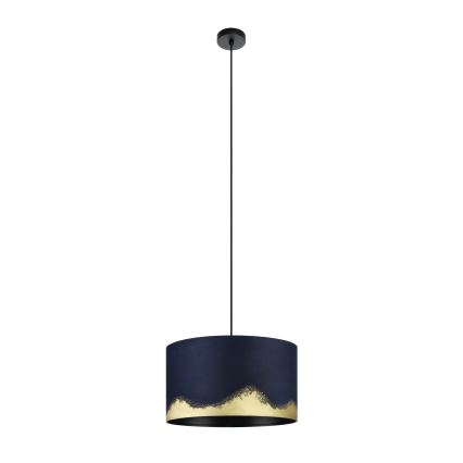Eglo - Hanglamp aan een koord 1xE27/40W/230V diameter 38 cm blauw/goud