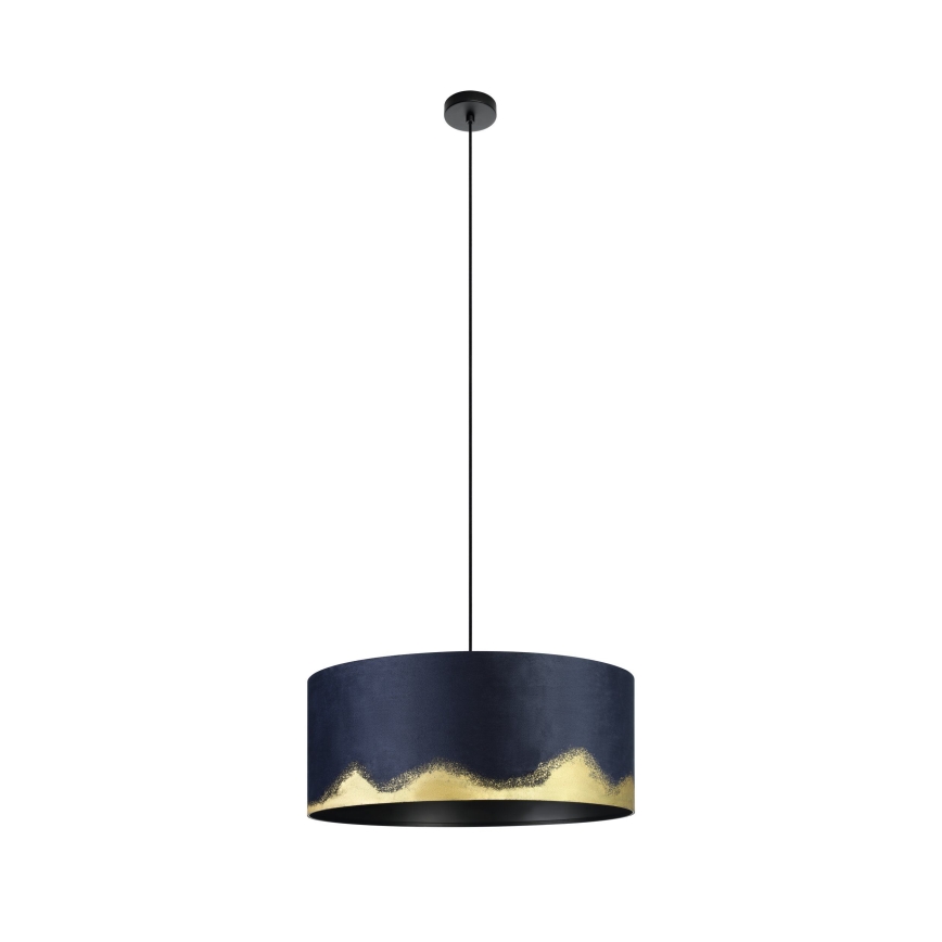 Eglo - Hanglamp aan een koord 1xE27/40W/230V diameter 53 cm blauw/goud