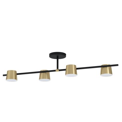Eglo - LED Bevestigde Hanglamp 4xGU10/4,6W/230V 3000K goud