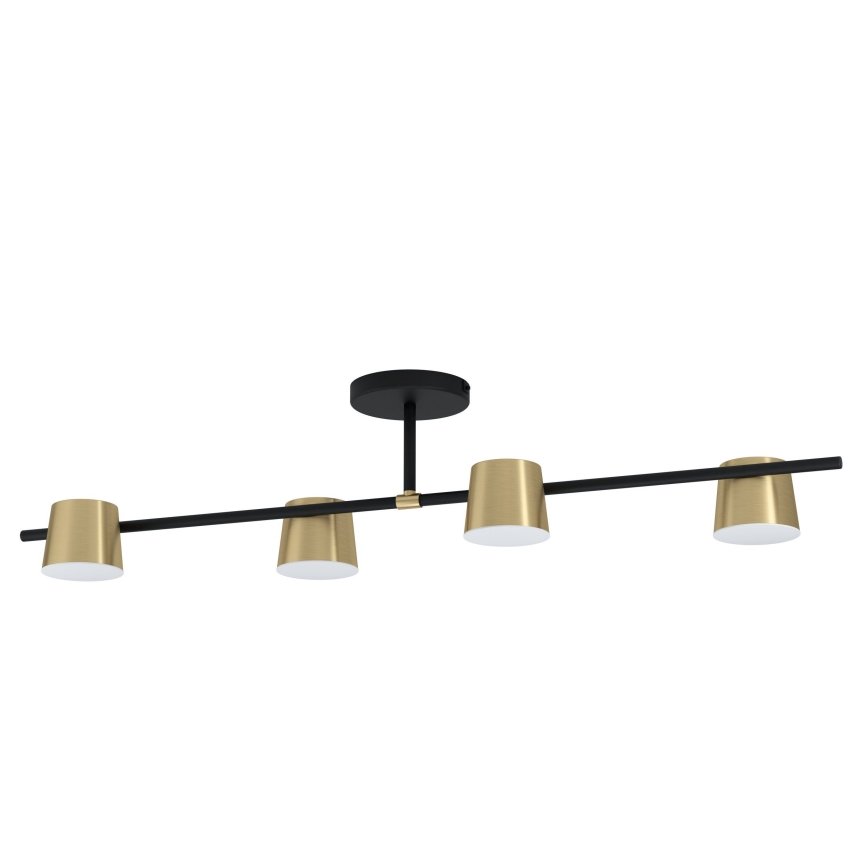 Eglo - LED Bevestigde Hanglamp 4xGU10/4,6W/230V 3000K goud