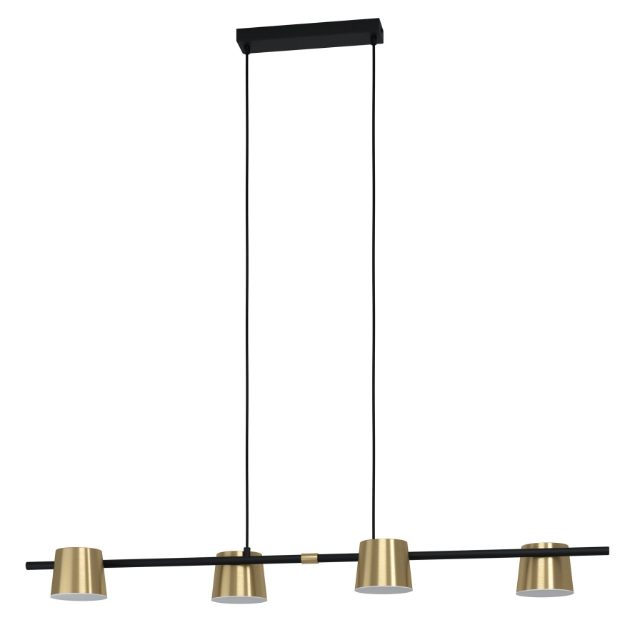 Eglo - LED Hanglamp aan een koord 4xGU10/4,6W/230V 3000K goud