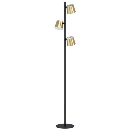 Eglo - Staande LED Lamp 3xGU10/4,6W/230V 3000K goud