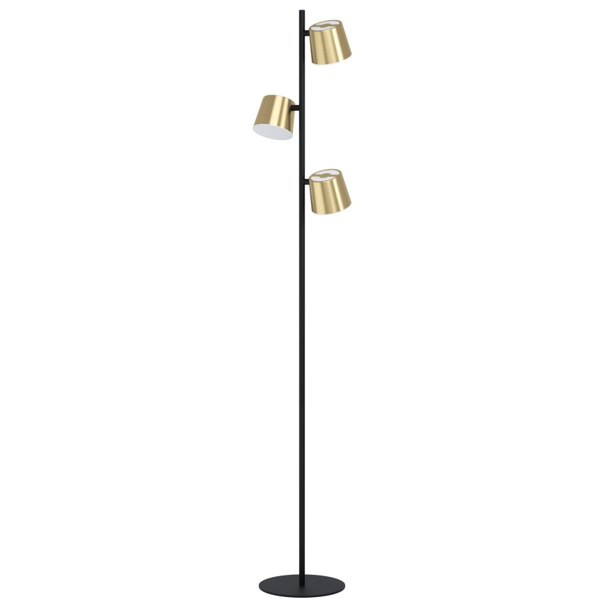 Eglo - Staande LED Lamp 3xGU10/4,6W/230V 3000K goud