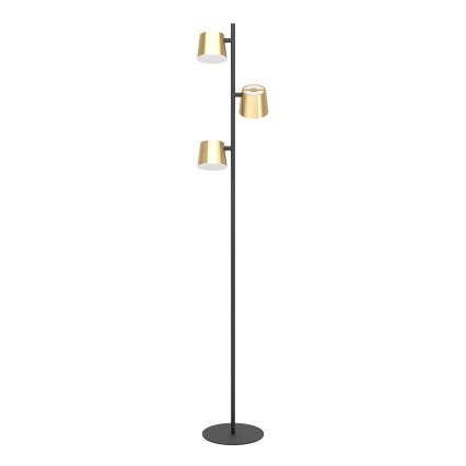 Eglo - Staande LED Lamp 3xGU10/4,6W/230V 3000K goud