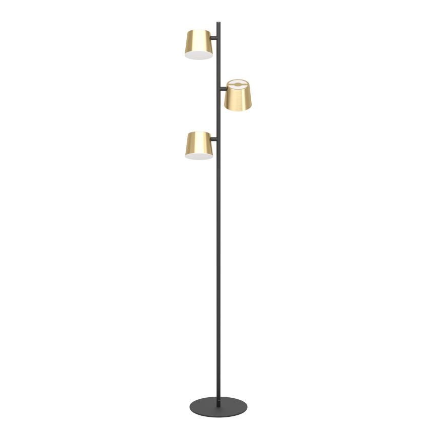 Eglo - Staande LED Lamp 3xGU10/4,6W/230V 3000K goud