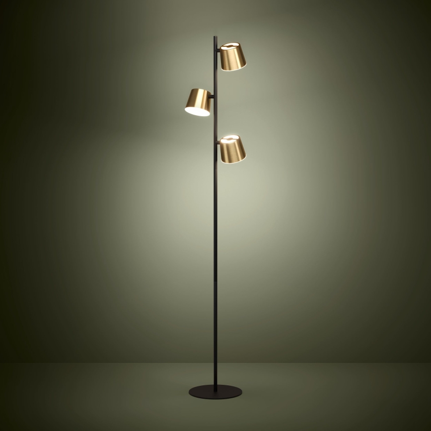 Eglo - Staande LED Lamp 3xGU10/4,6W/230V 3000K goud