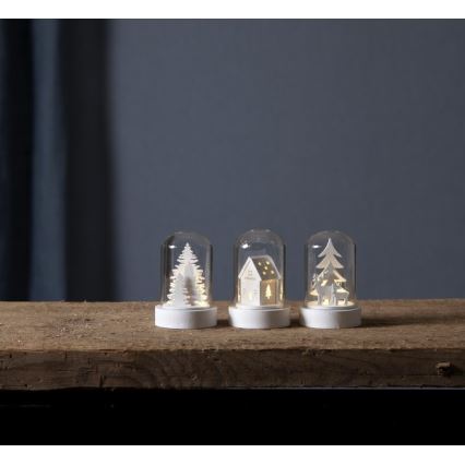 Eglo - Set van 3 LED-kerstdecoraties LED/0,06W/1xCR2032 wit