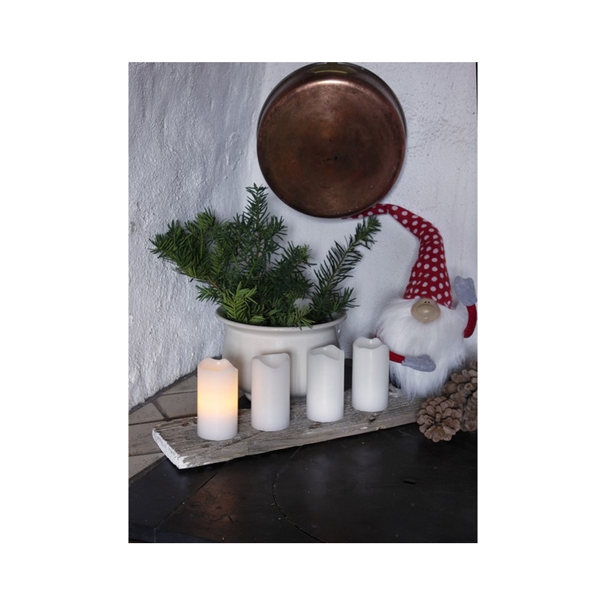 Eglo - Set van 4 LED-kerstdecoraties 1xLED/0,18W/2xCR2032 + afstandsbediening