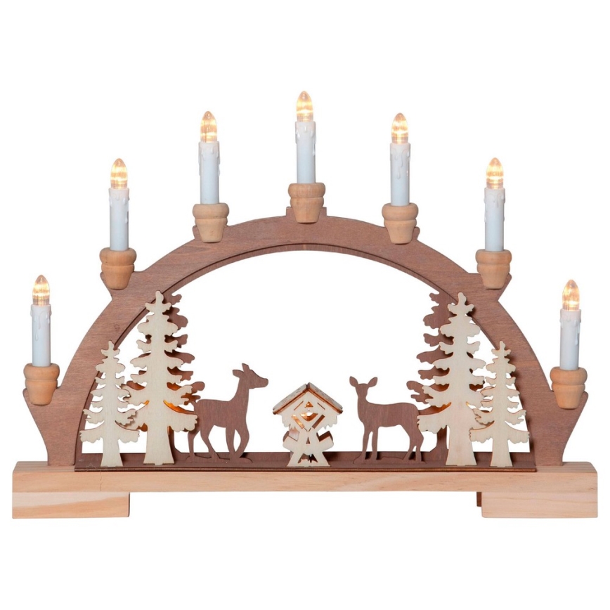 Eglo - LED Kerst Kaarsen 10xLED/0,03W/2xAA
