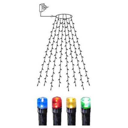 Eglo - LED Kerst Lichtketting voor Buiten 160xLED 2m IP44 meerdere kleuren