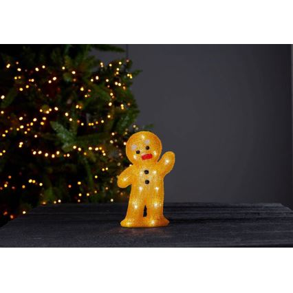 Eglo - LED Kerstdecoratie 20xLED/0,06W/3xAA peperkoek