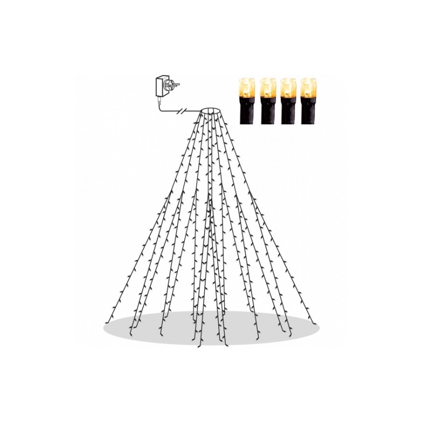 Eglo - LED Kerst Lichtketting voor Buiten 360xLED 2m IP44 warm wit