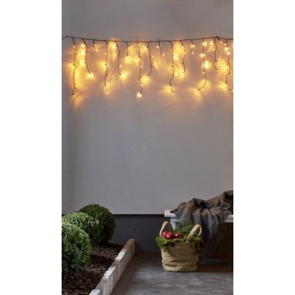 Eglo - LED buitenkerstsnoer 240xLED 6,4m warm wit IP44