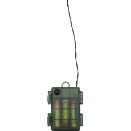 Eglo - LED Buiten Kerstkrans met een sensor 20xLED/0,064W/3xAA IP44