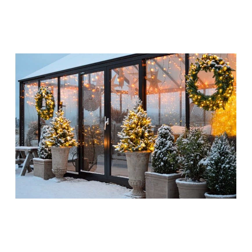 Eglo - LED Buiten Kerstkrans 60xLED/0,018W/3/230V IP44