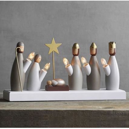 Eglo - Kerst Kandelaar 5xE10/3W/230V