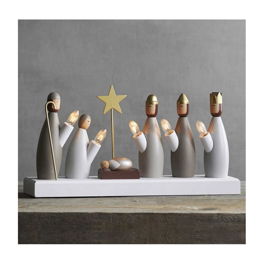 Eglo - Kerst Kandelaar 5xE10/3W/230V