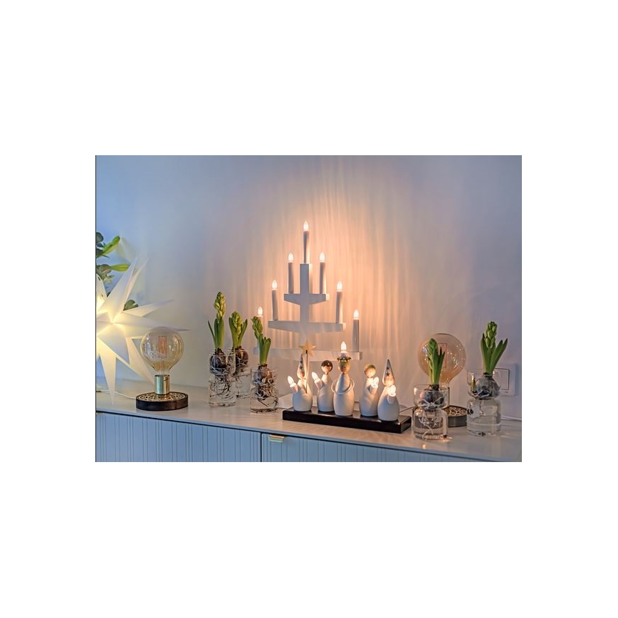 Eglo - Kerst Kandelaar 5xE10/3W/230V