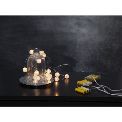 Eglo - LED Kerstsnoer15xLED/3xAA 1,4m