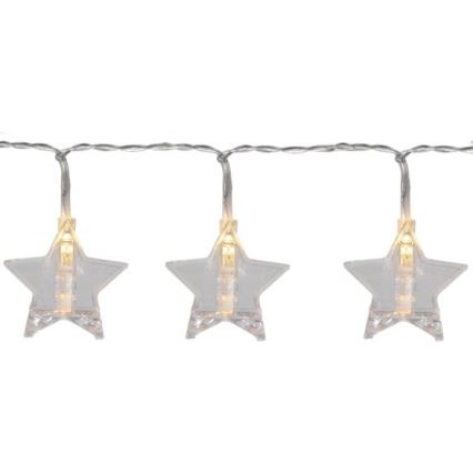 Eglo - LED Kerst Lichtketting 10xLED 2,1m warm wit