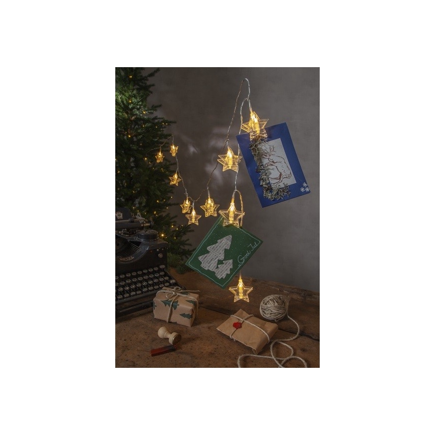 Eglo - LED Kerst Lichtketting 10xLED 2,1m warm wit