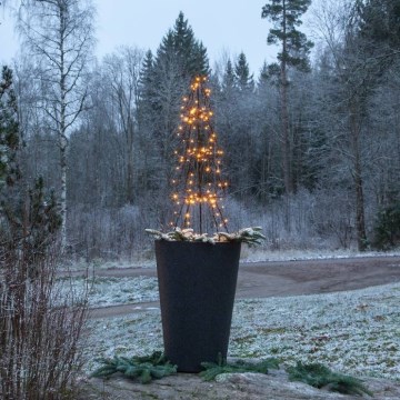 Eglo 411162 - LED Kerstdecoratie voor buiten 140xLED/0,066W/31V 90 cm IP44 warm wit