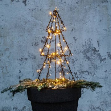 Eglo 411163 - LED Kerstdecoratie voor buiten FOLDY 90xLED/0,006W/31V 50 cm IP44 warm wit