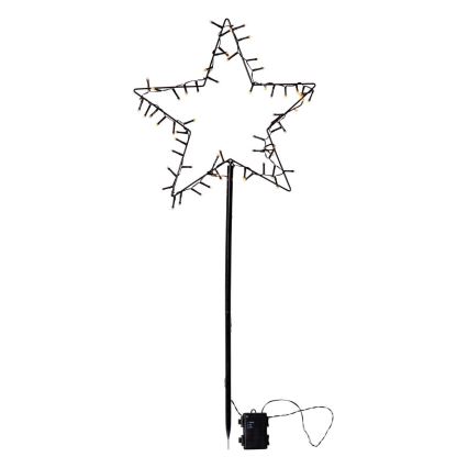 Eglo - LED buiten kerstdecoratie LED/3xAA IP44 ster
