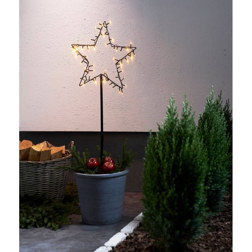 Eglo - LED buiten kerstdecoratie LED/3xAA IP44 ster