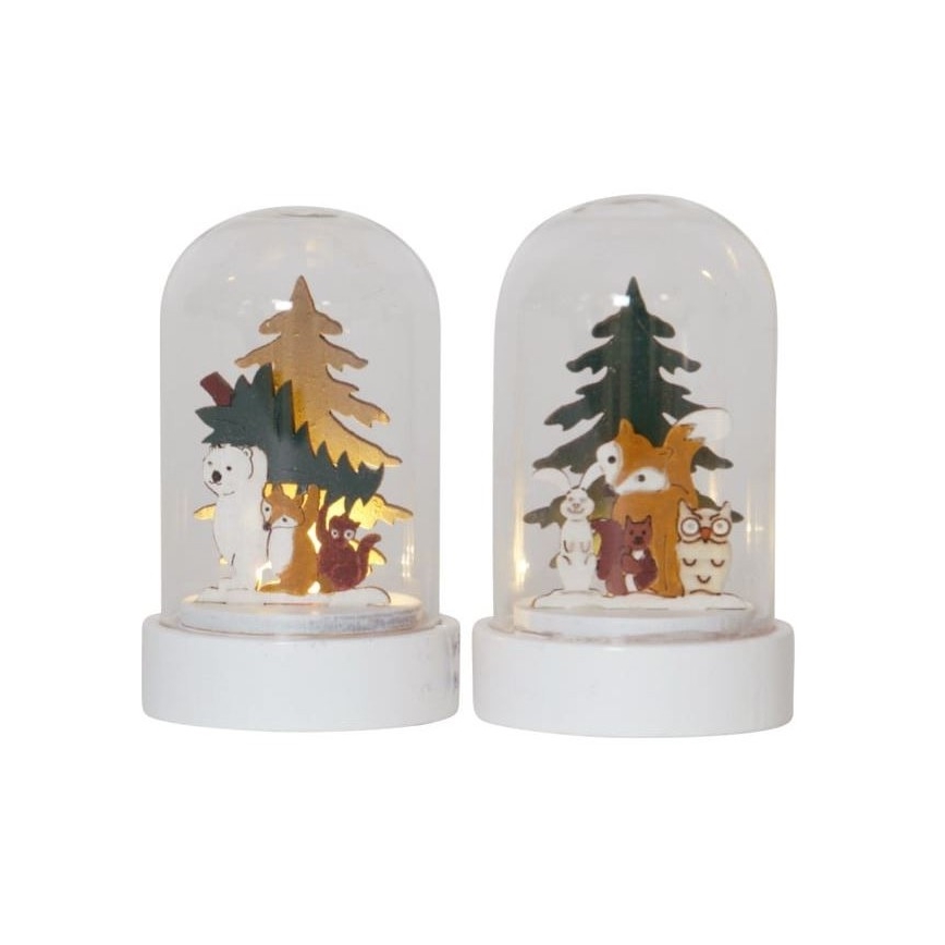 Eglo - SET 2x LED Kerst Decoraties 1xLED/0,03W/1xCR2032