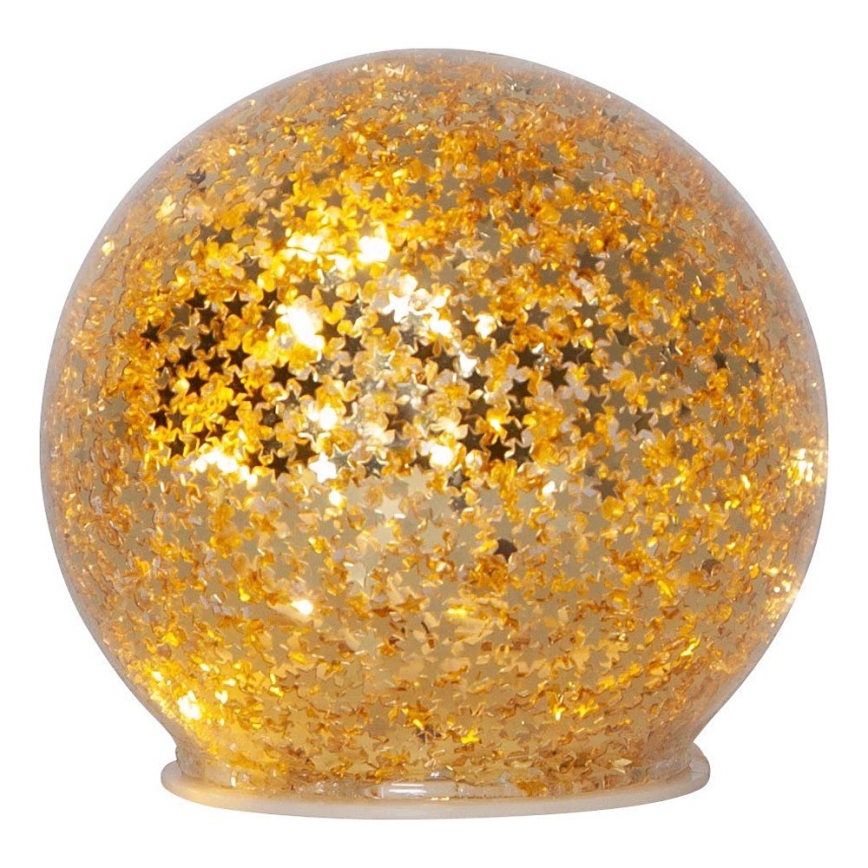 Eglo 411344 - LED Kerstversiering STAR FALL 10xLED/2xAA goud